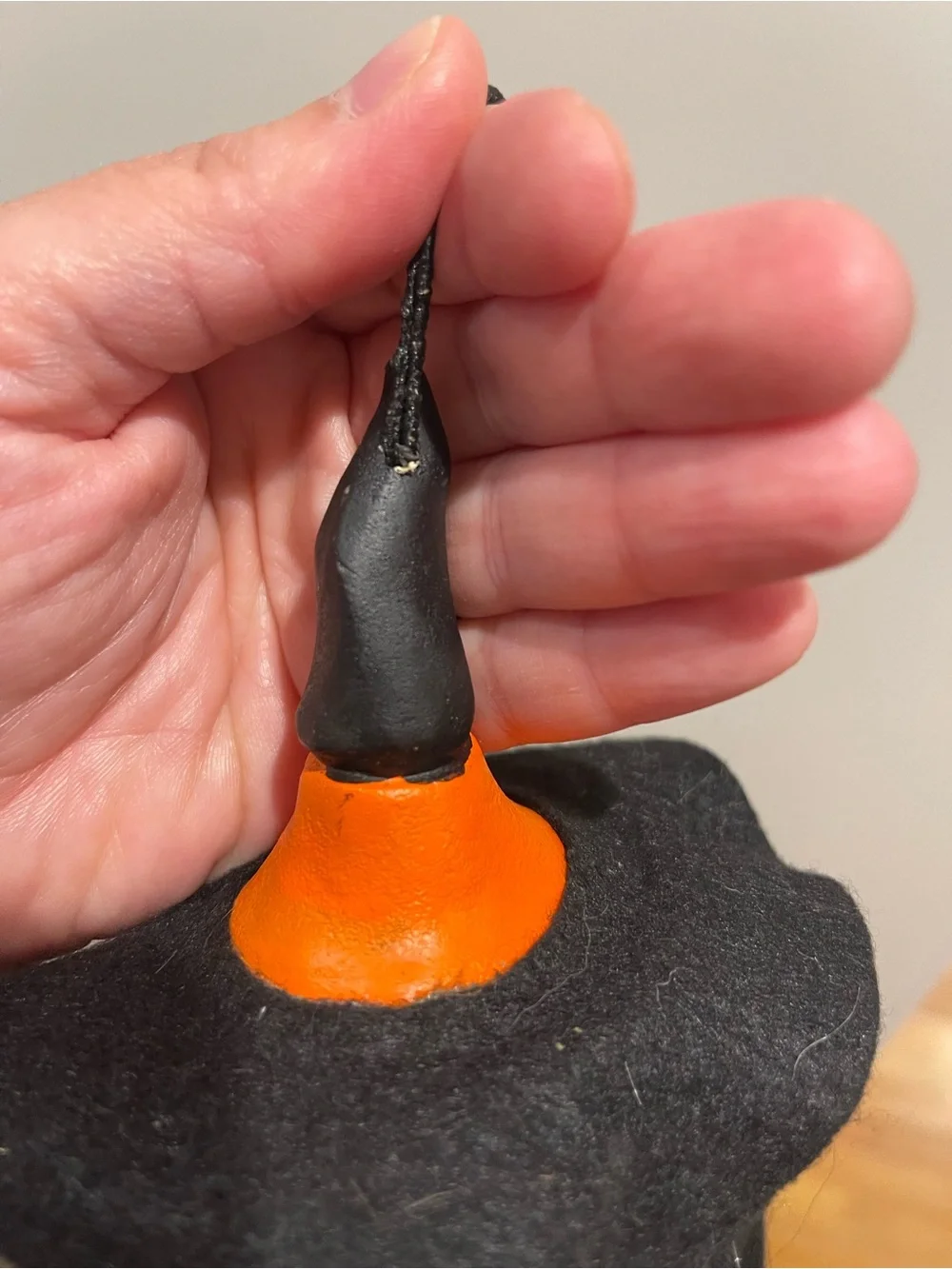 READ Mario Chiodo Studios mini witch goblin hanging Halloween prop decor creepy